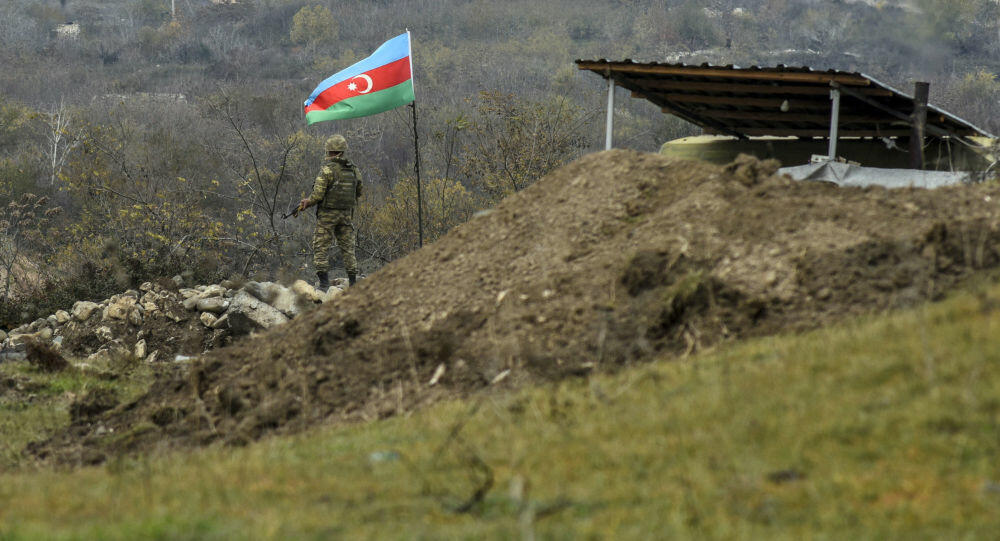 Qarabağda separatçıların silah daşıdığı maşın – FOTO